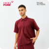 Arden Short Sleeves - Maroon