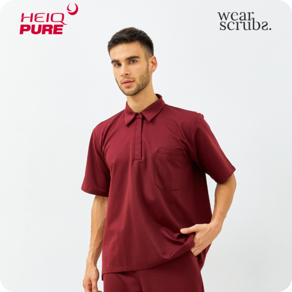 Arden Short Sleeves - Maroon