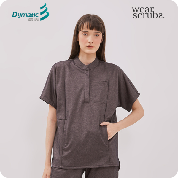 1 Nora Short Sleeves - Charcoal Grey