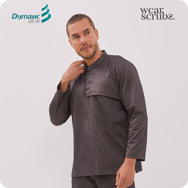 2 Matteo Long Sleeves - Charcoal Grey