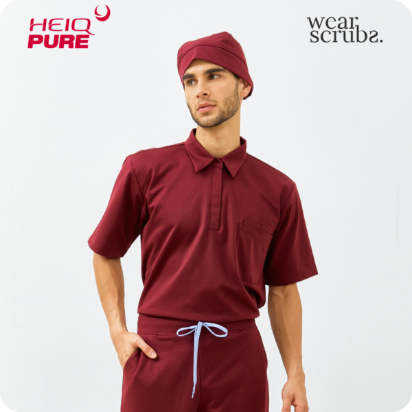Arden Short Sleeves - Maroon