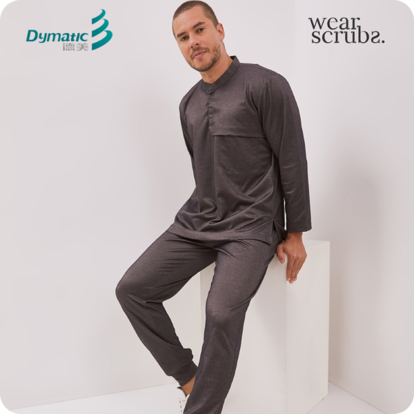 3 Matteo Long Sleeves - Charcoal Grey