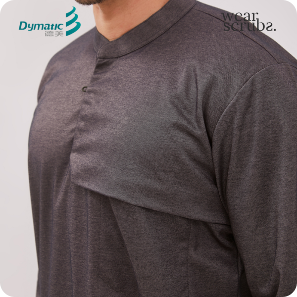 4 Matteo Long Sleeves - Charcoal Grey